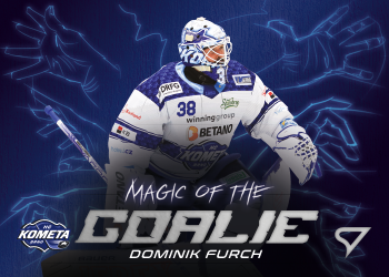 Dominik Furch Kometa Brno Tipsport ELH 2023/24 SportZoo 1. serie Magic of the Goalie #MG-09